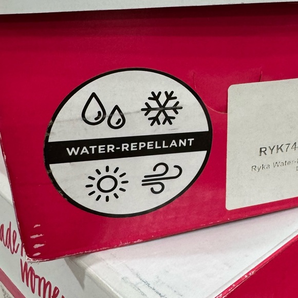 Ryka Women's Navy Blue Ankle Boots Size 5 Water-Repellent Lace-Up Boots NEW - Picture 10 of 10